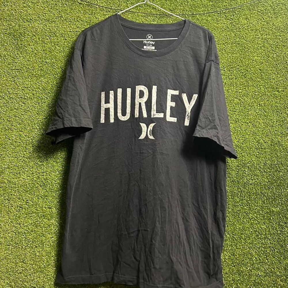 Hurley Men's Black and Navy T-shirt
